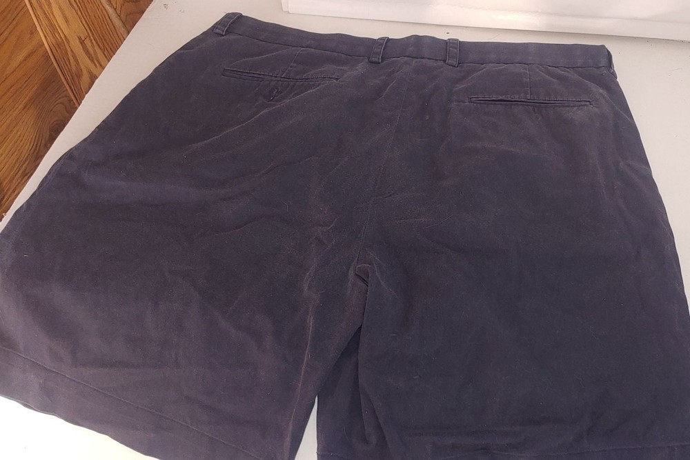 Men's Oxford golf shorts navy size 36